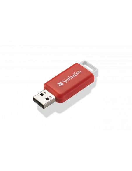 MEMORIE USB VERBATIM DATABAR 16GB USB 2.0 ROSU "49453"