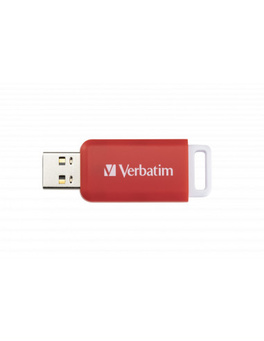 MEMORIE USB VERBATIM DATABAR 16GB USB 2.0 ROSU...
