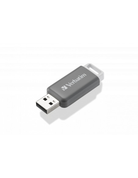 MEMORIE USB VERBATIM DATABAR 128GB USB 2.0, GRI "49456"