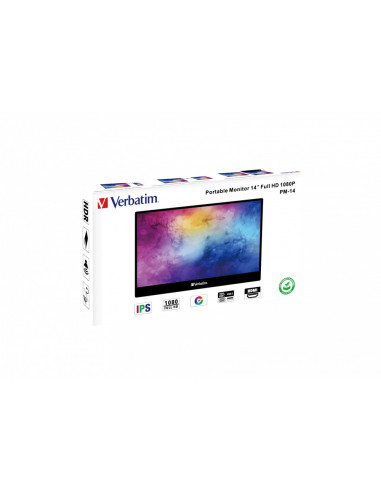 Monitor portabil Verbatim 14" FHD "49590"
