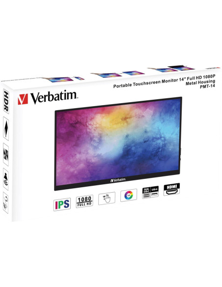 Monitor tactil portabil Verbatim 14" "49591"