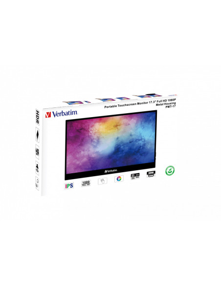 Monitor tactil portabil Verbatim 17.3" "49593"