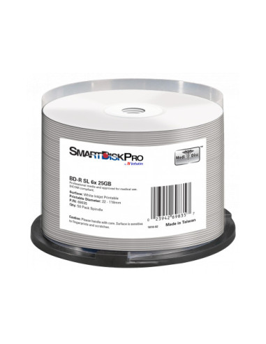 BLANCURI Verbatim SmartDisk Pro BD-R 25GB 6X...