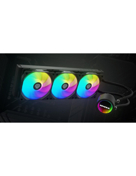 Cooler Procesor GENESIS CPU COOLER GENESIS HYDRIA 360 ARGB BLACK