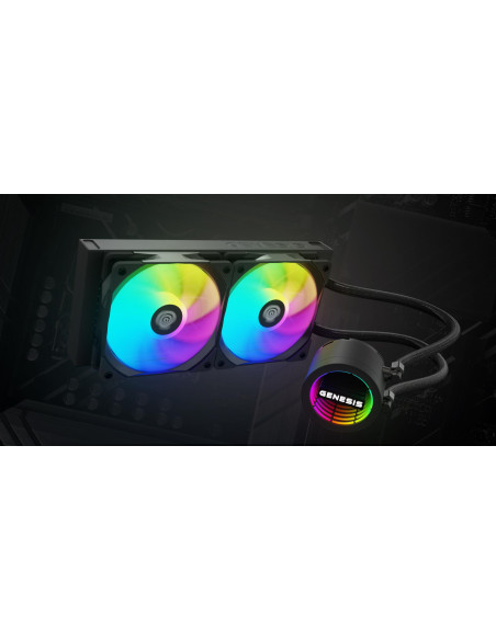 Cooler Procesor GENESIS CPU COOLER GENESIS HYDRIA 240 ARGB BLACK