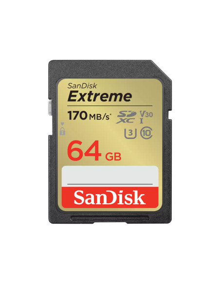 Card memorie Extreme 64 GB SDXC UHS-I Class 10 "SDSDXV2-064G-GNCIN"