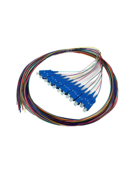 Set 12 buc pigtail FO LC/PC, MM OM4, 50/125, 0,9mm manta LSZH, 1.5m colorate, "LC-MM4-1.5-12COL"