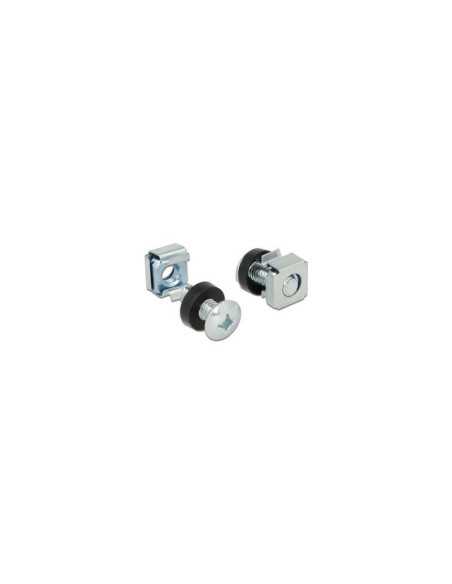 FIBRA optica Emtex- accesorii Set surub RACK, nichelat, punga 50 bucati - EMTEX "M6-50-EMT"