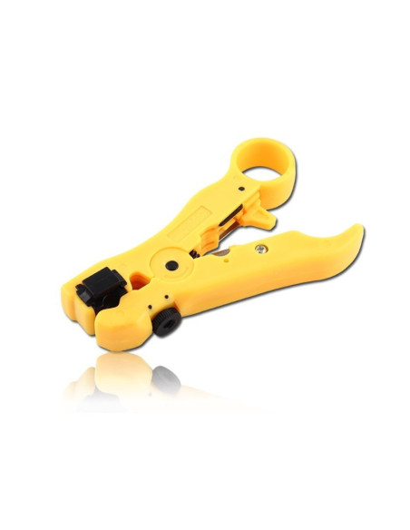 Cleste tip stripper, profesional pentru dezizolat cabluri RG11, RG59, RG6, RG7, UTP si STP, telefonic "LK-302"