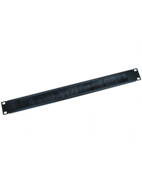 Ghidaj cabluri cu perii (organizator cabluri rack) , 1U , negru - DATEUP "9801130671