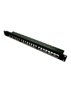 Patch panel 24 porturi, 1U, neechipat, suport de cabluri...