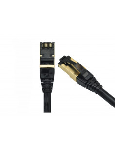 Patchcord FFTP RJ45-RJ45 Cat.8, LSZH, 3m, negru - EMTEX...