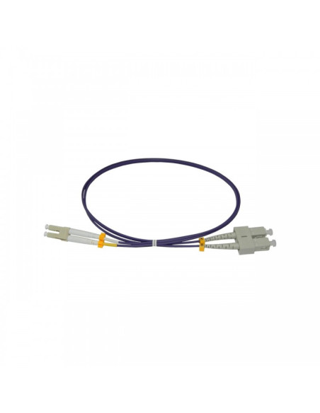 Patchcord FO SC/PC-LC/PC, MM OM4 50/125, manta LSZH 2.0mm, duplex 2m, "SC-LC-MM4/DX-2"