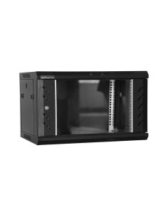 Rack 6U 600x450, dezasamblat, montare pe perete, usa din...