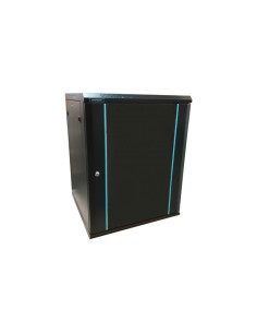 Rack 12U 600x450, dezasamblat, montare pe perete, usa din...