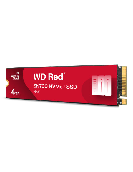 WD Red SSD SN700 NVMe 4TB M.2 2280 PCIe Gen3 8Gb/s internal drive for NAS devices "WDS400T1R0C-68BDK0"