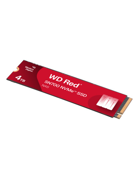 WD Red SSD SN700 NVMe 4TB M.2 2280 PCIe Gen3 8Gb/s internal drive for NAS devices "WDS400T1R0C-68BDK0"