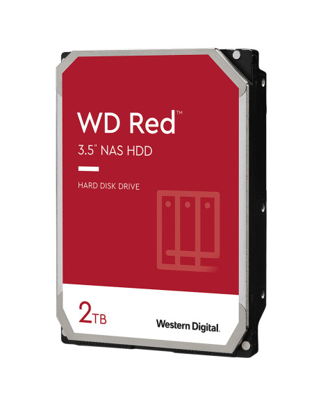 HDD NAS WD Red Plus 2TB CMR, 3.5, 64MB, 5400 RPM, SATA, TBW: 180 "WD20EFPX" timbru verde 4 lei