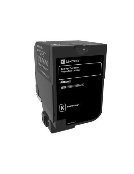 Toner Original Lexmark Black, 74C2HK0, pentru CS720 CS725 CX725, 20K, , "74C2HK0"