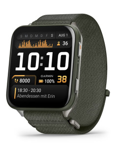 Smartwatch Venu X1 Moss with Titanium Caseback and Moss...