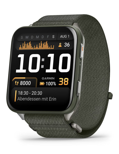 Smartwatch Venu X1 Moss with Titanium Caseback...