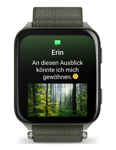Smartwatch Venu X1 Moss with Titanium Caseback...
