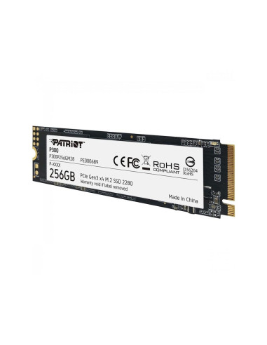 SSD PATRIOT, P300, 256 GB, M.2, PCIe Gen3.0 x4,...