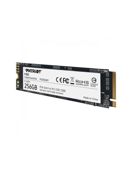 SSD PATRIOT, P300, 256 GB, M.2, PCIe Gen3.0 x4, 3D TLC Nand, R/W: 1700/1100 MB/s, "P300P256GM28"