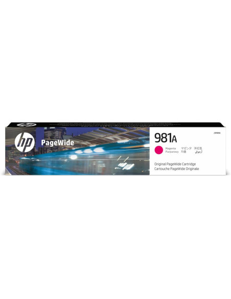 Cartus Cerneala Original HP Magenta, nr.981A, pentru PageWide 556dn 556xh E55650dn MFP 586z 586dn 586f E58650z E58650dn, 6k, inc