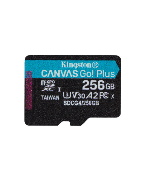 Carduri memorie KINGSTON 256GB microSDXC Canvas Go Plus Gen4 200R