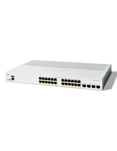 Switch Cisco Catalyst C1200-24P-4G, 24 porturi RJ-45, 4...