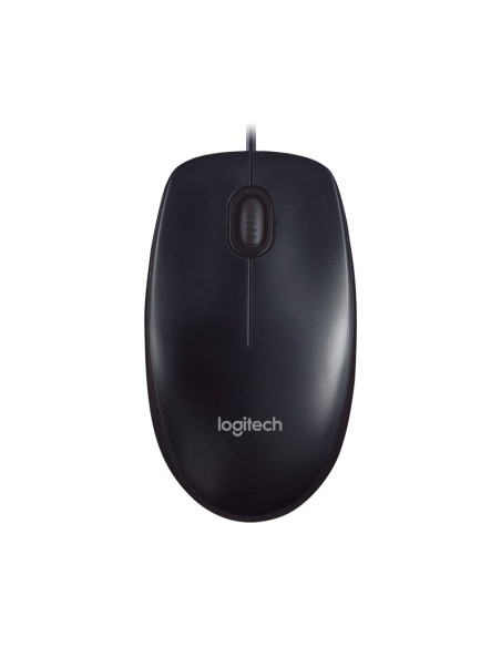 MOUSE LOGITECH, "M90", PC sau NB, cu fir, USB, optic, 1000 dpi, butoane/scroll 3/1, , gri, "910-001793" (include TV 0.18lei)