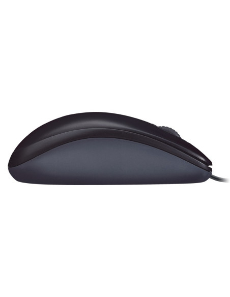 MOUSE LOGITECH, "M90", PC sau NB, cu fir, USB, optic, 1000 dpi, butoane/scroll 3/1, , gri, "910-001793" (include TV 0.18lei)