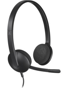CASTI Logitech, "H340", cu fir, standard, utilizare...