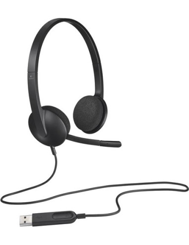 CASTI Logitech, "H340", cu fir, standard,...