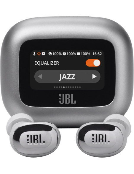 Live Buds 3, Autonomie 10 ore, Bluetooth 5.3, Argintiu "JBLLIVEBUDS3SIL"