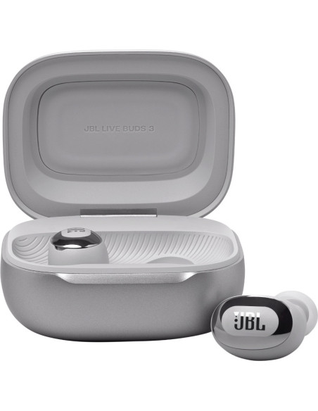 Live Buds 3, Autonomie 10 ore, Bluetooth 5.3, Argintiu "JBLLIVEBUDS3SIL"