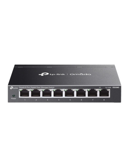 SWITCH TP-Link Easy Managed, 8-Porturi Gigabit RJ-45, metalic "ES208G"