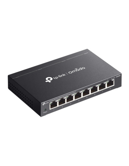 SWITCH TP-Link Easy Managed, 8-Porturi Gigabit RJ-45, metalic "ES208G"