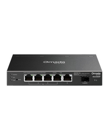 Switch POE TP-Link, 6-Port Gigabit Smart Switch...