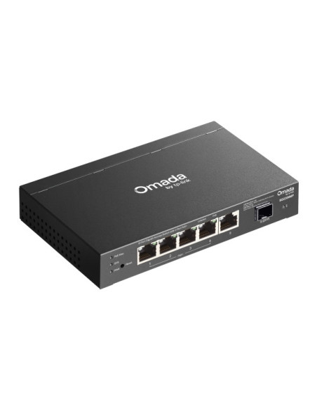 Switch POE TP-Link, 6-Port Gigabit Smart Switch cu 4-Port Gigabit PoE+, 63 W PoE Budget, "SG2206MP"