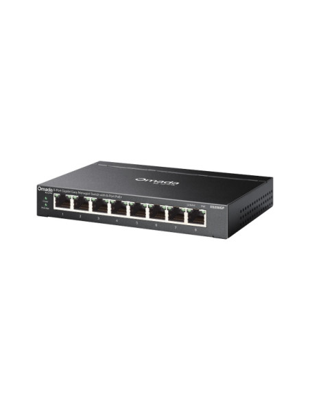 SWITCH TP-Link Easy Managed, Omada 8-Port Gigabit PoE+, metalic "ES208GP"