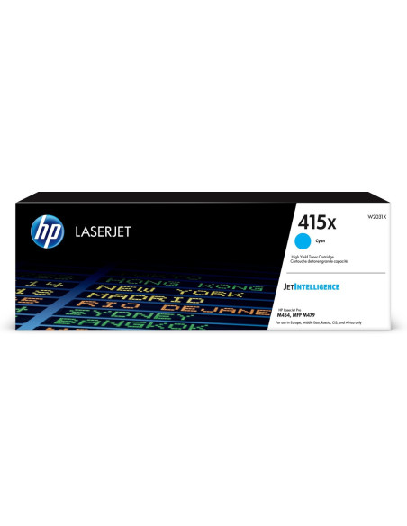 Toner Original HP Cyan, nr.415X, pentru MFP M454 M479 M480, 6K, , "W2031X"