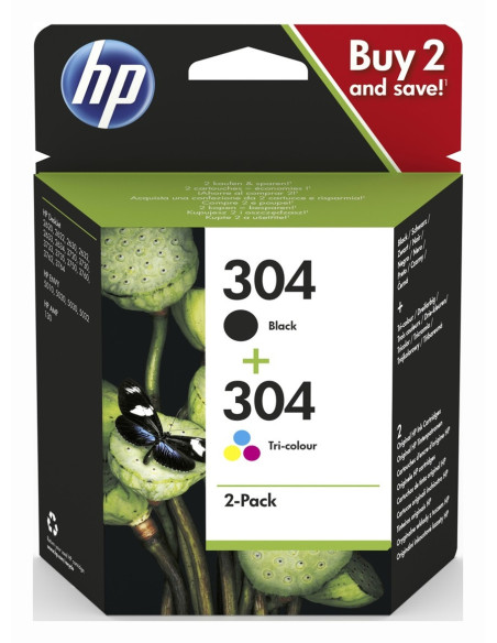 Combo-Pack Original HP , nr.304, pentru Deskjet 2620 2630 2632 3750 3760, , "3JB05AE"