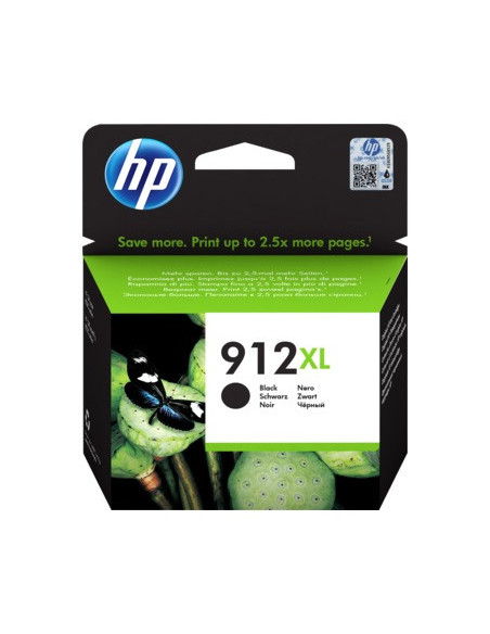 Cartus Cerneala Original HP Black, Nr.912XL, pentru OfficeJet 8013 8023, 0.825K, , "3YL84AE"