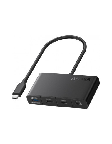 HUB Anker, 4-in-1, USB-C x 4 porturi, incarcare...