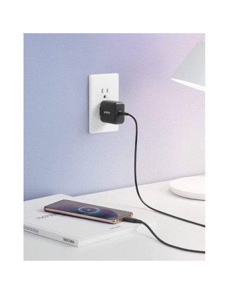 Incarcator retea Anker, Powerport III, 25W, PowerIQ 3.0, 1 x USB-C, negru, "A2058H11" - 0194644054038