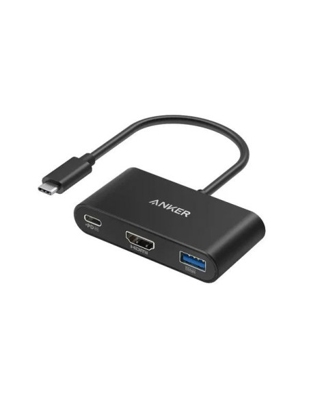 DOCKING Station Anker 3-in-1, porturi: HDMI (M) 4K 30Hz, USB 3.2 gen 1, PD 100W, , conectare prin USB Type-C (T), rata transfer