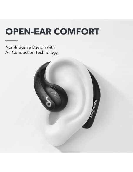 Casti Anker "Soundcore AeroFit Pro", Over-Ear, utilizare sport si multimedia, Bluetooth 5.3, 4 x mic, durata baterie pana la 46