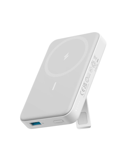POWER BANK Anker "MagGo" 10.000 mAh, 27W Qi 2.0 15W, suport pliabil, compatibil iPhone 15/14/13/12, 1 x USB-C, afisaj inteligent